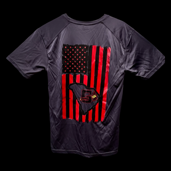 Gilbert Indians 803 Special Edition Performance Mens Distressed Flag Tee