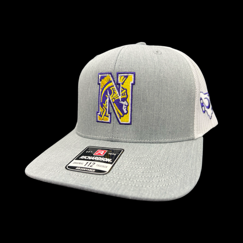 R112 Trucker Northwestern Trojans 803 Special Edition Heather hat