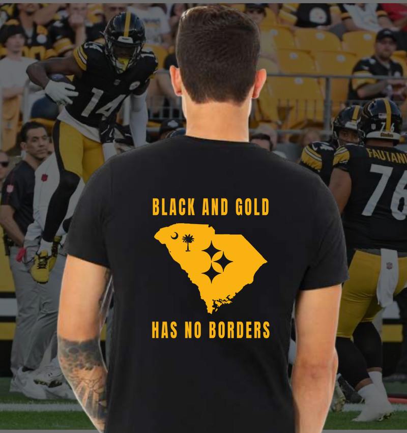 803 “Black and Gold Has No Borders” T-Shirt