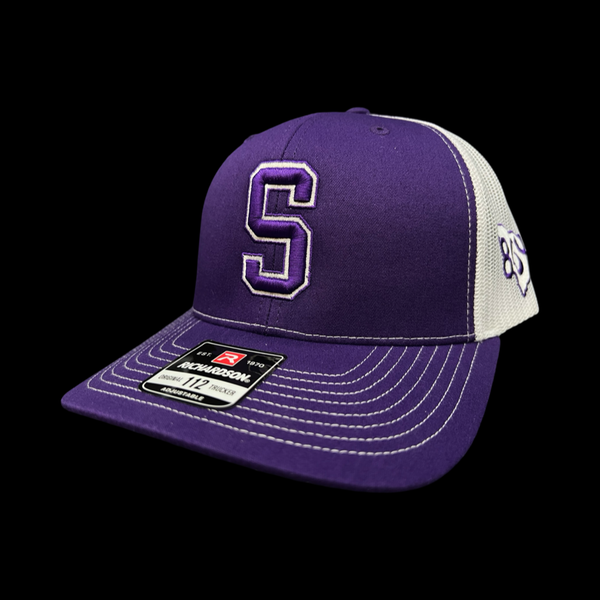 Saluda Tigers 864 Special Edition 3D Purple White Trucker Hat