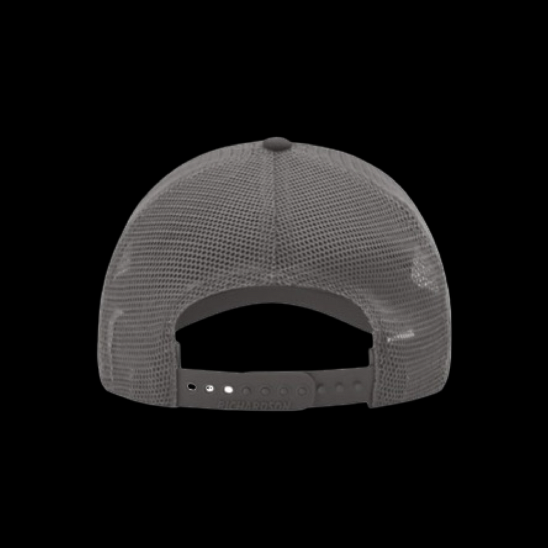 PRE_SALE: **EAGLE RELAXED FIT** Gray Collegiate Grey Script Logo Special Edition Trucker Hat