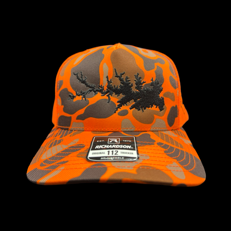 Richardson Lake Murray 803 Blaze Orange Trucker Hat