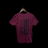 Hometown Rooster Garnet & Black 803 Unisex Premium Cotton Blend Tee