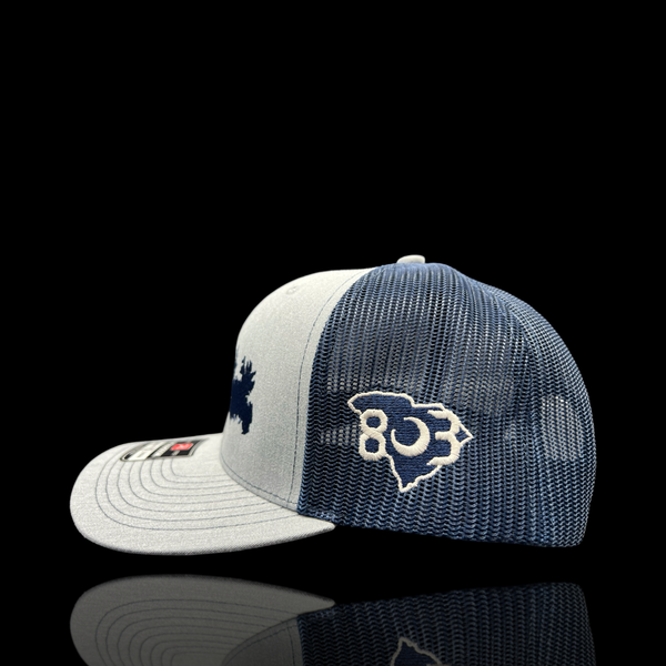 Richardson Lake Murray 803 Heather Navy Trucker Hat