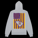 **HOODIE** Northwestern Trojans 803 Special Edition Unisex Performance Distressed Flag Premium Fleece Hoodie