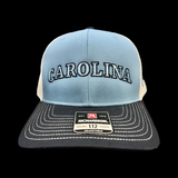 803 Richardson Carolina Navy Light Blue White Trucker hat