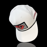 Richardson White Hometown Rooster Carolina Performance Oldscool Trucker Hat