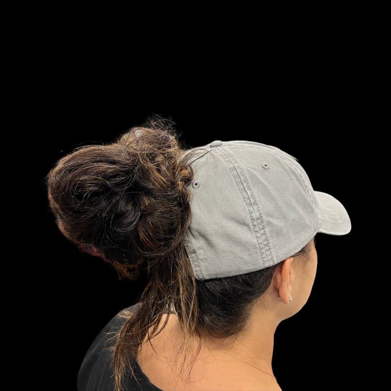 Infinity Hometown Rooster Grey Ponytail Hat