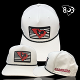 Richardson White Hometown Rooster Carolina Performance Oldscool Trucker Hat