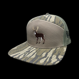 803 Lost Deer Bottomland 7 Panel Flatbill Hat