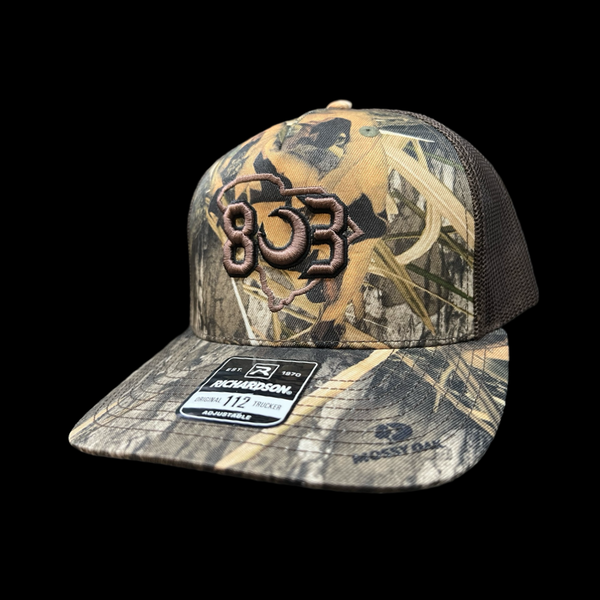 803 Gen II Richardson Mossy Oak Blades Brown Trucker