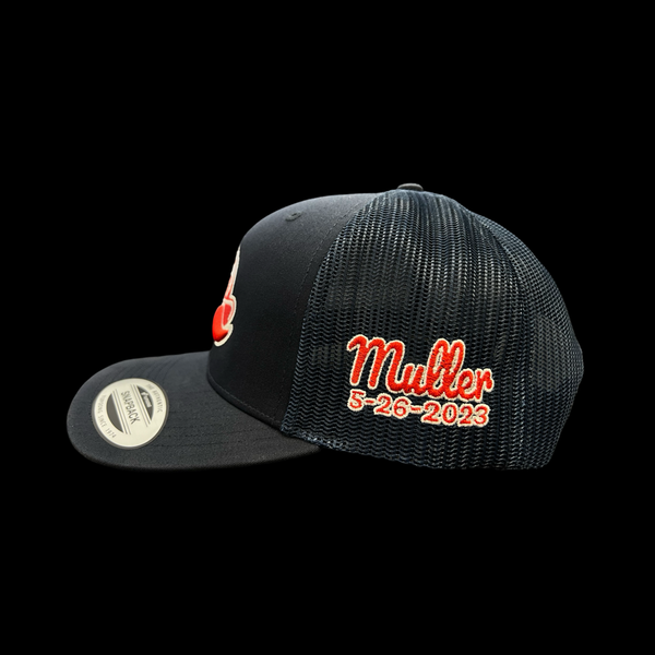 PRE-SALE: Remember "J" Muller Give Back Navy Snapback Hat