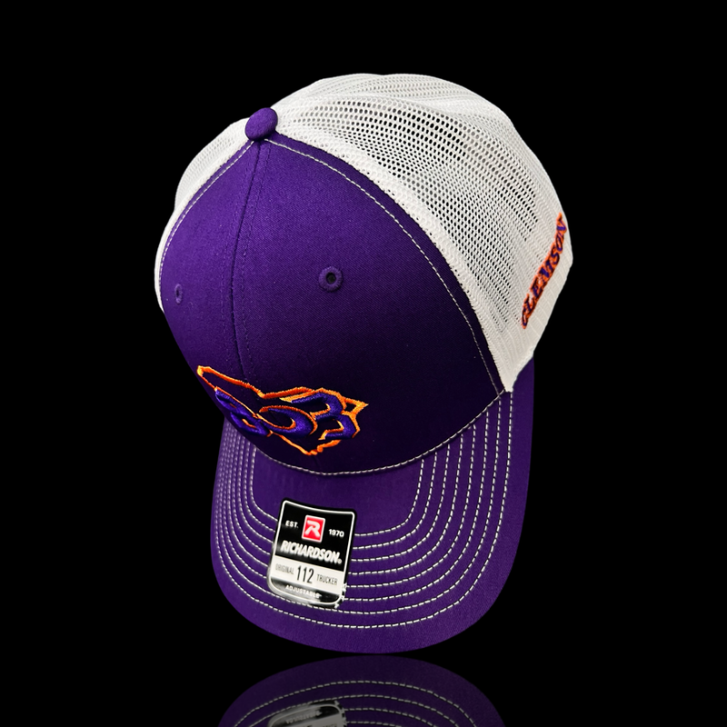 Richardson 803 Clemson Purple White 2nd Gen Trucker Hat