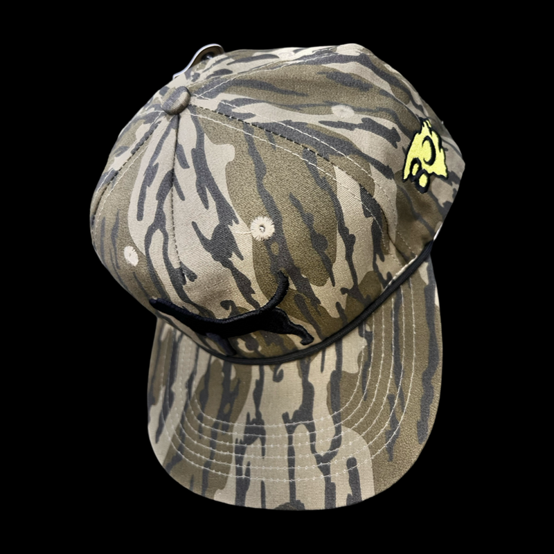 Lost Bottomland 3D Black Lab Relaxed Flatbill Hat