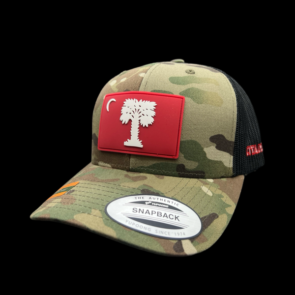 Citadel Big Red Peformance PVC Patch Multicam Trucker Hat