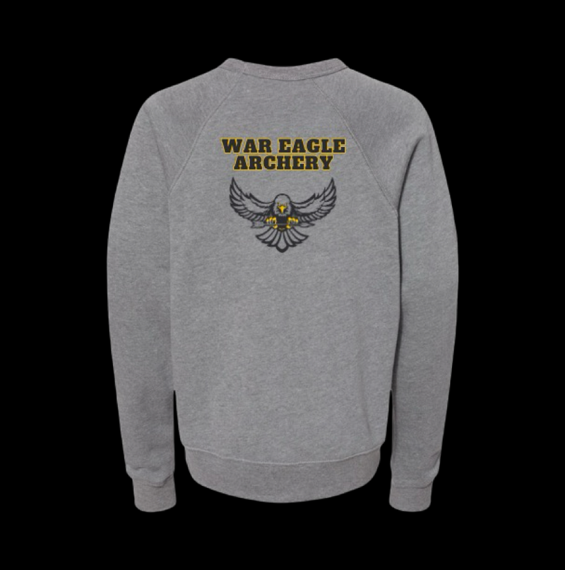 PRE_SALE: YOUTH SWEATSHIRT - Gray Collegiate Academy Archery