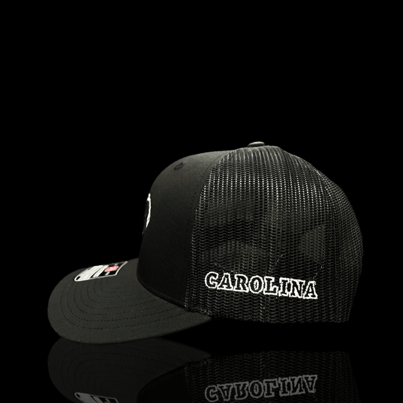 Richardson 803 Carolina 2nd Gen Black Trucker Hat