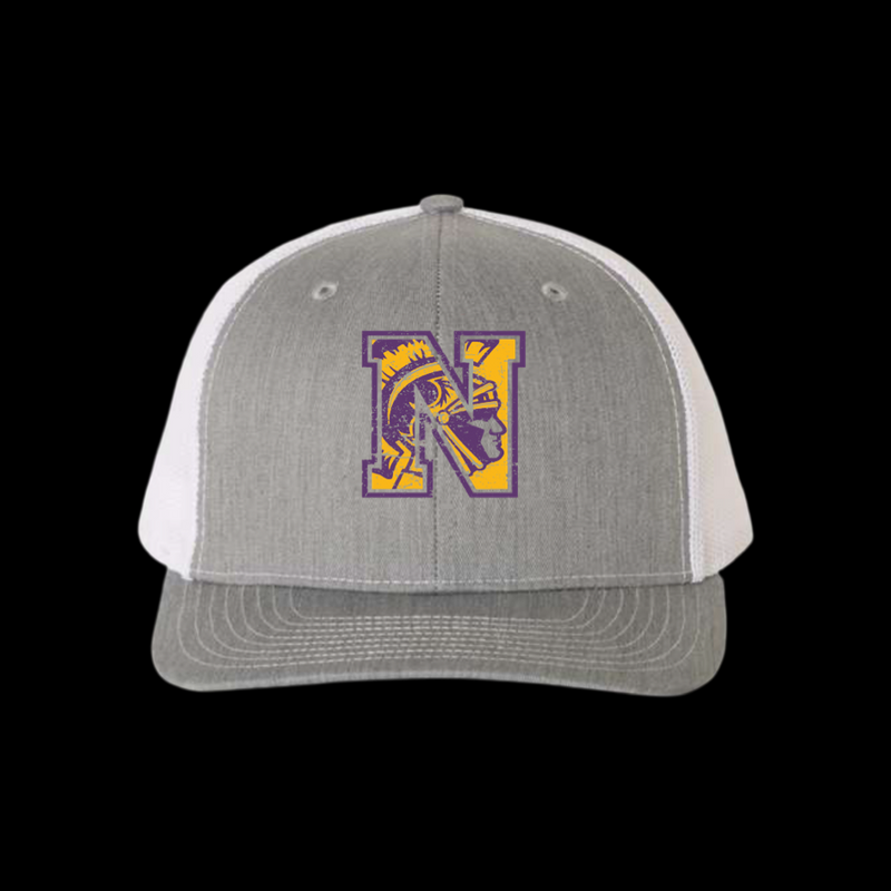 PRE-SALE: **TRUCKER** Northwestern Trojans 803 Special Edition Heather White Trucker Hat