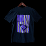 Batesburg-Leesville Panthers Midnight 803 Special Edition Unisex Distressed Flag Premium Cotton Tee