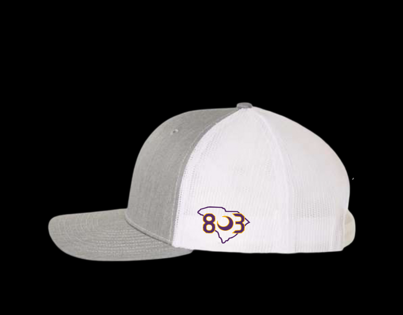 PRE-SALE: **TRUCKER** Northwestern Trojans 803 Special Edition Heather White Trucker Hat