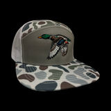 803 Lost Duck Brackish 7 Panel Flatbill Hat