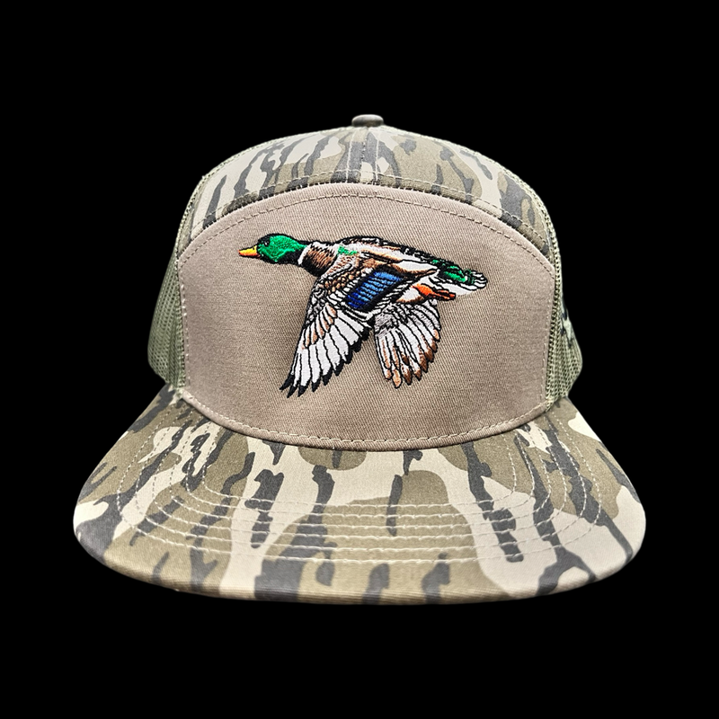 Lost 803 Bottomand & Gator Waterfowl/Mallard Flat Bill Camo Hat