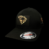 Flexfit 843 Performance PVC Patch Black Duck Camo Fitted Cotton Hat