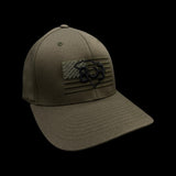 803 America Flexfit Fitted Cotton Military Supporter Hat
