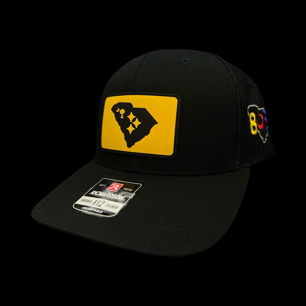 803 Black and Gold Has No Borders Hat