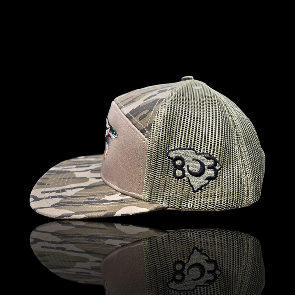 Lost 803 Bottomland & Gator Waterfowl Mallard Flat Bill Camo Hat