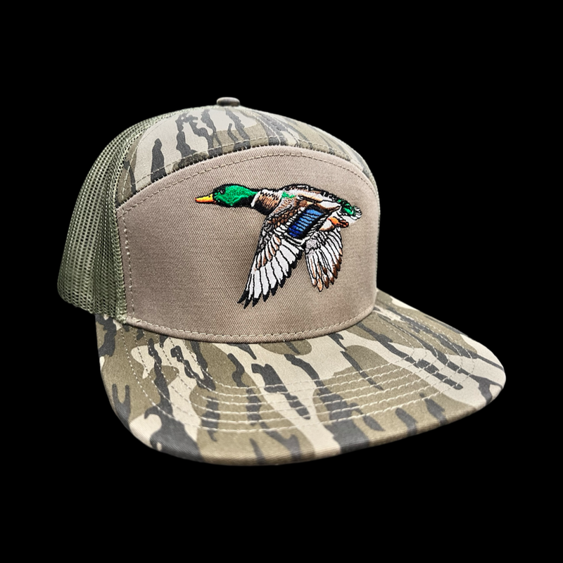 Lost 803 Bottomand & Gator Waterfowl/Mallard Flat Bill Camo Hat