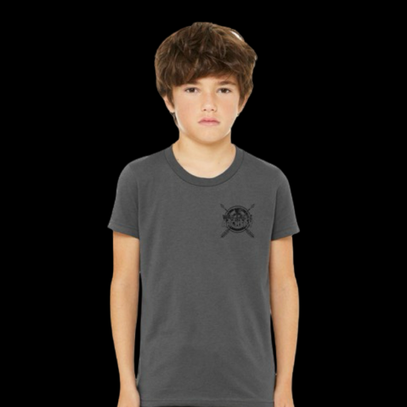 PRE_SALE: YOUTH T-SHIRT - Gray Collegiate Academy Archery