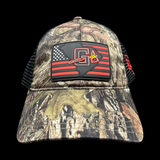 Gilbert Indians 803 Special Edition Performance Patch Mossy Oak Country DNA Trucker Hat