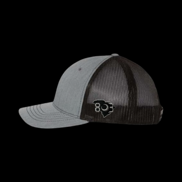 PRE_SALE: **YOUTH EAGLE** Gray Collegiate Heather Black Special Edition Trucker Hat