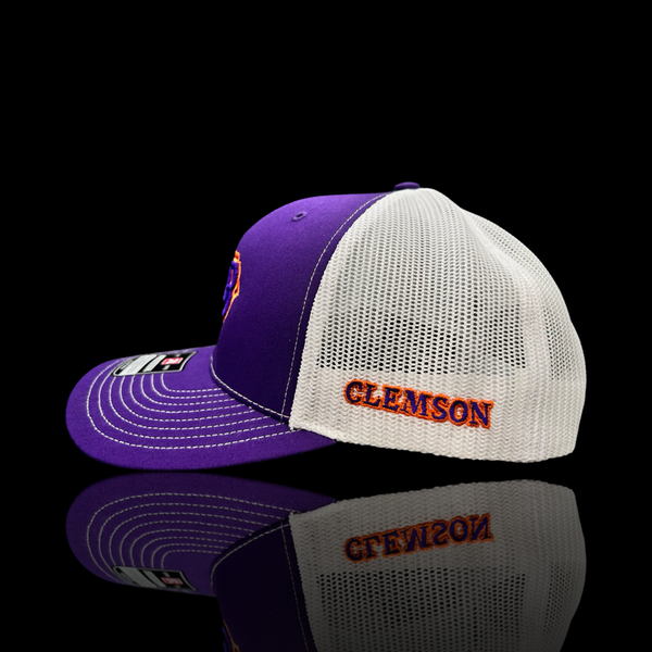 Richardson 803 Clemson Purple White Second Generation Trucker Hat