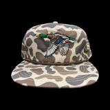 Lost 803 Duck Camo Flatbill Relaxed Waterfowl/Mallard Rope Hat