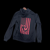 Hometown Rooster 803 Black & Garnet Premium Hoodie