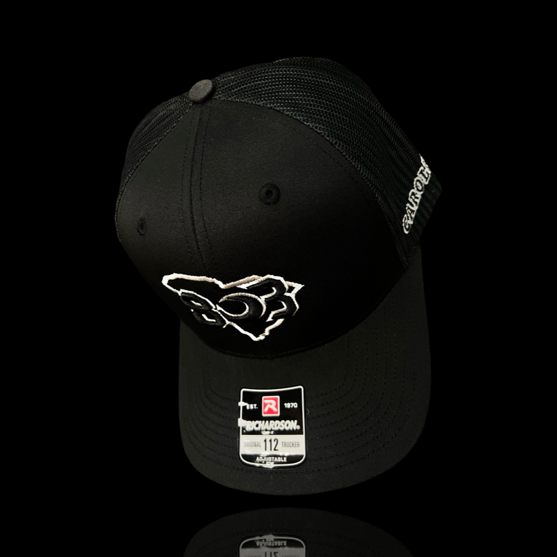 Richardson 803 Carolina 2nd Gen Black Trucker Hat