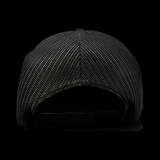 803 Richardson Bottomlandblack Performance Blackout Trucker Hat