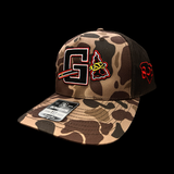 Gilbert Indians 803 Special Edition Brown Duck Camo Trucker Hat