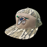 Lost 803 Bottomand & Gator Waterfowl/Mallard Flat Bill Camo Hat