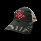 Richardson 864 Carolina Black Steel Relaxed 2nd Generation Trucker Hat