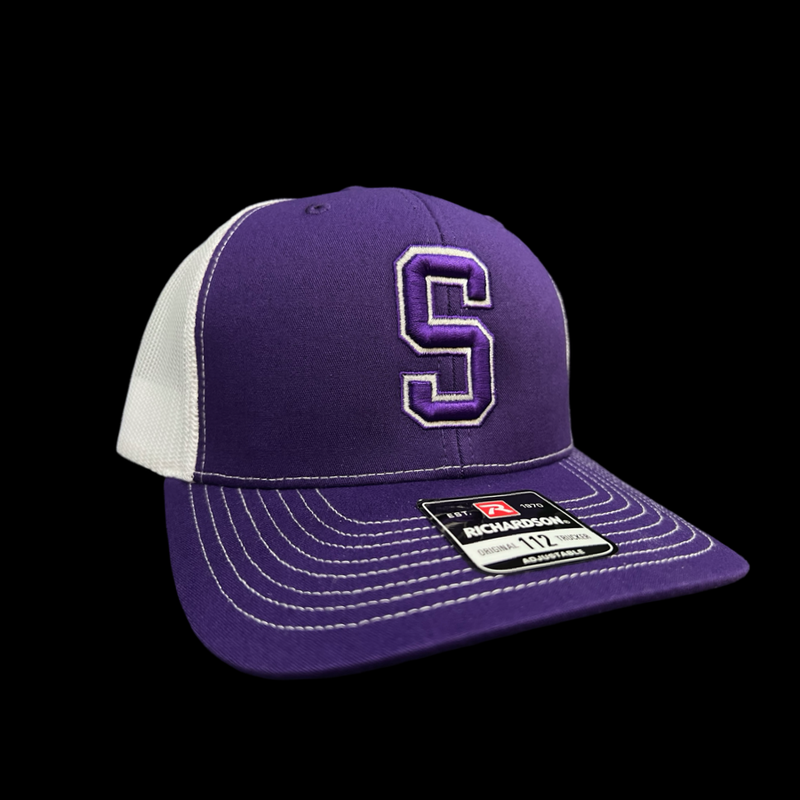 Saluda Tigers 864 Special Edition 3D Purple White Trucker Hat