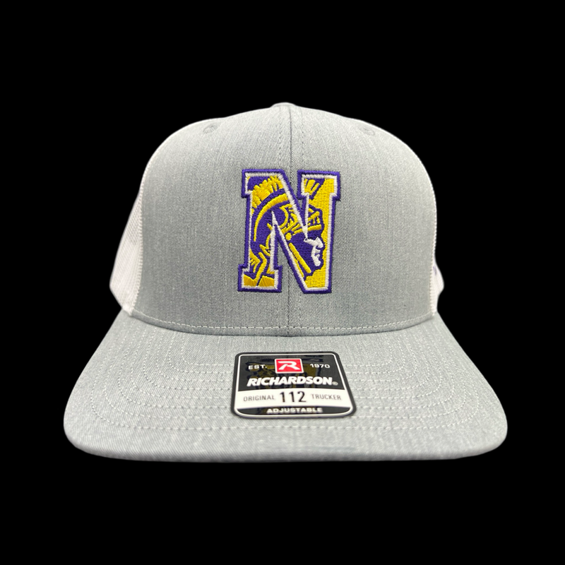 R112 Trucker Northwestern Trojans 803 Special Edition Heather hat