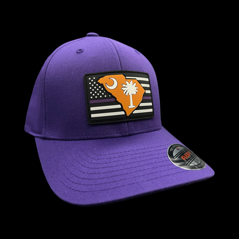 Flexfit 6277 Fitted Performance PVC Clemson Hat