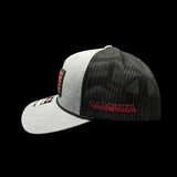 Richardson Heather Hometown Rooster Garnet & Black Performance PVC Rope Trucker Hat