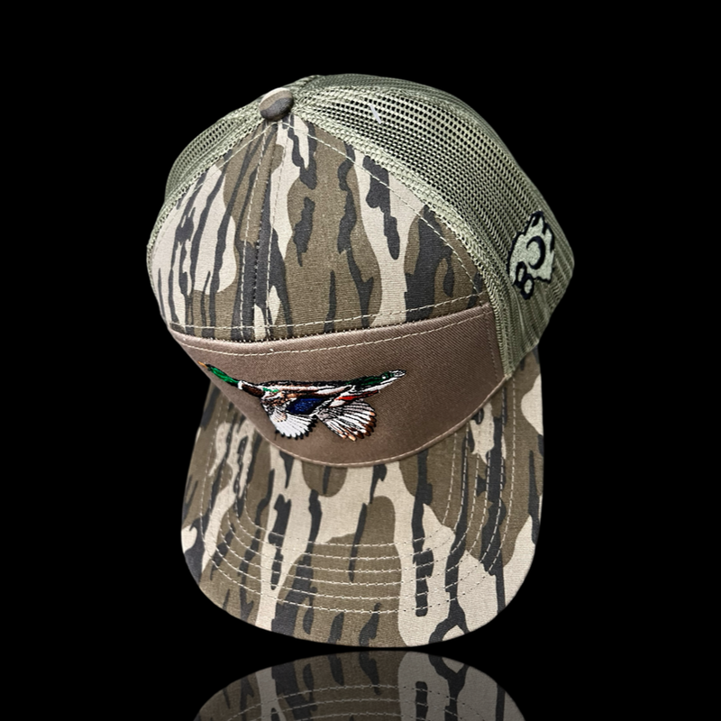 Lost 803 Bottomand & Gator Waterfowl/Mallard Flat Bill Camo Hat