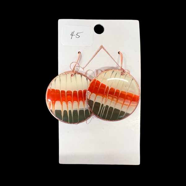 Clemson Tiger Frequency 1 - 3/4” Earrings