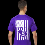 PRE-SALE: SAL-U 864 Special Edition Saluda Tigers Unisex Performance Distressed Flag Tee