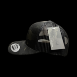 Yupoong 1776 Black Camo Trucker Hat